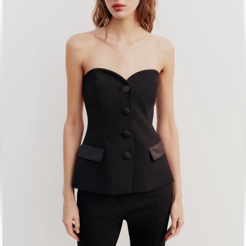 Zara Strapless Blouse